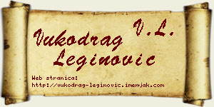 Vukodrag Leginović vizit kartica
